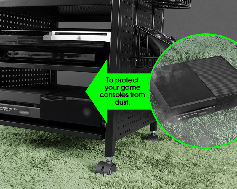 Reduces Dust Build-Up