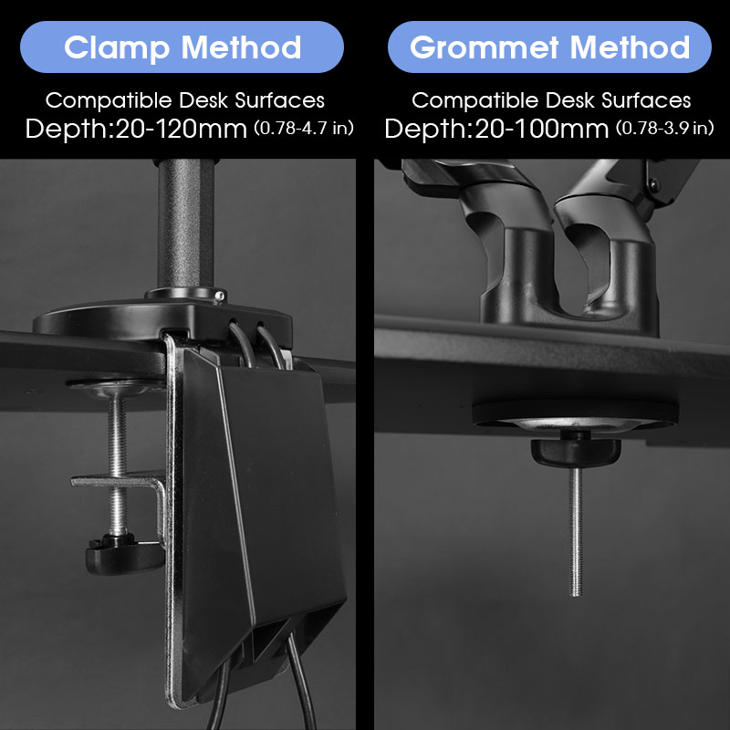 Clamp Method / Grommet Method Attachment