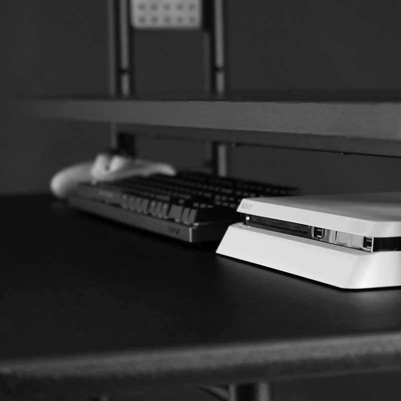 Storage Space for Your Keyboard or Game Consoles