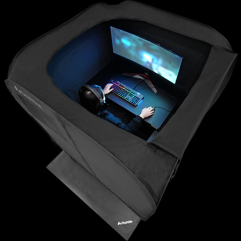 Turn your desk into a private room.