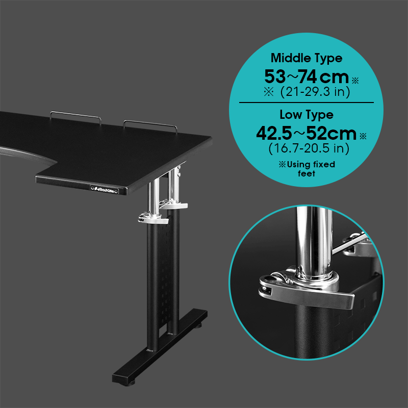 Adjust the Height to Your Gaming Style