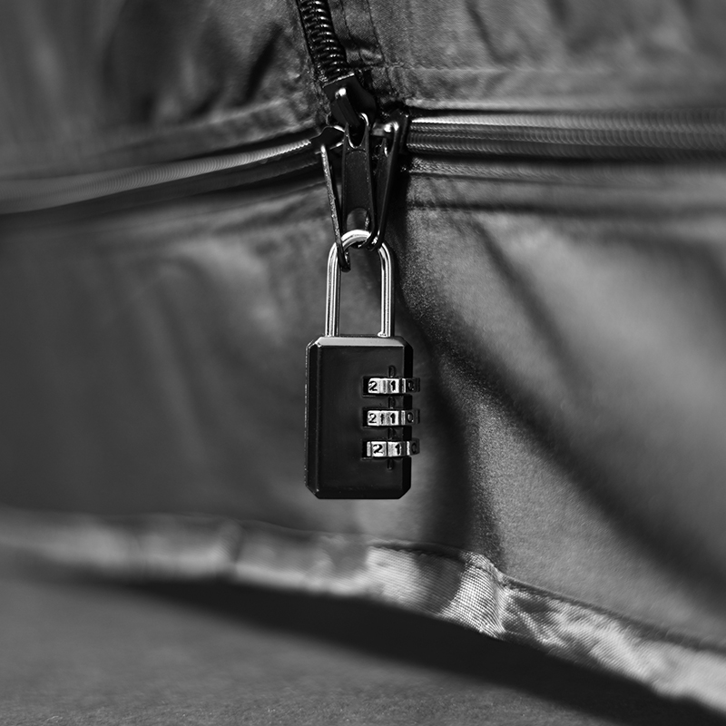 Includes a Combination Lock