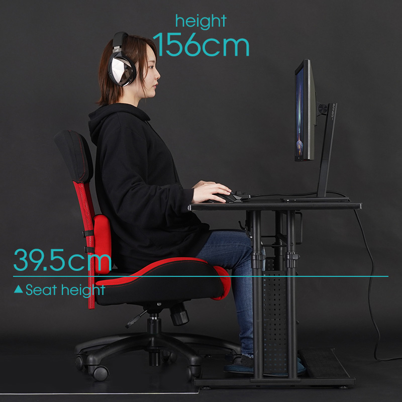 Perfect for Student Gamers Designed with a Lower Seat