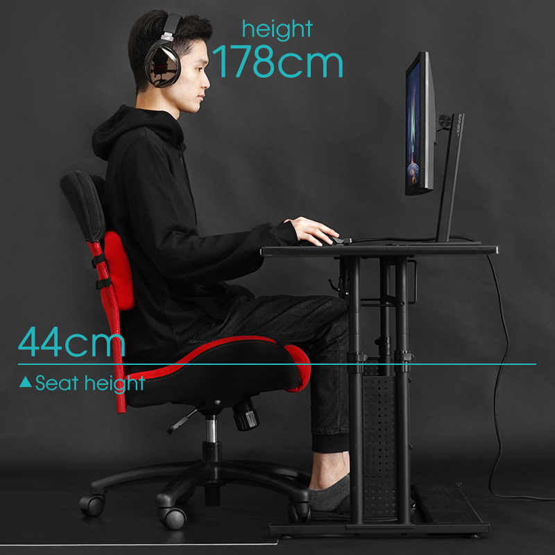 Perfect for Student Gamers Designed with a Lower Seat